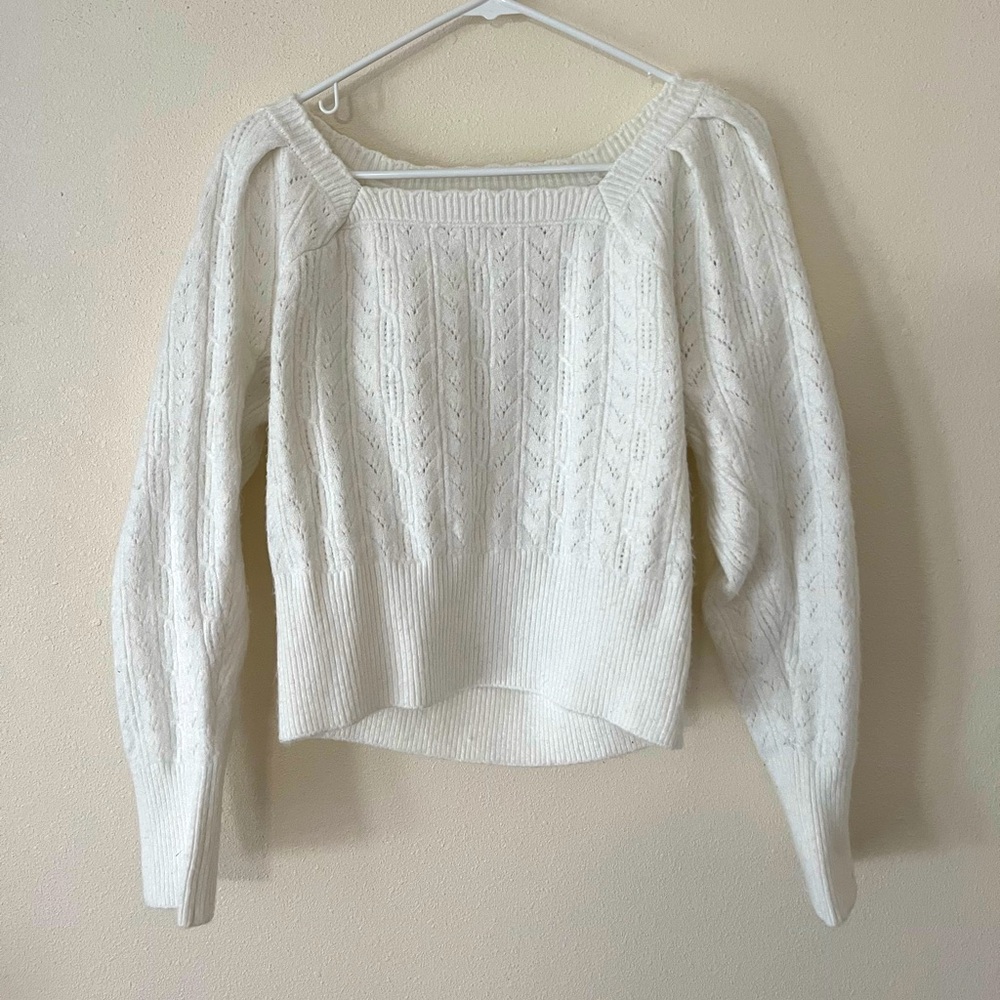 Women’s White Sweater